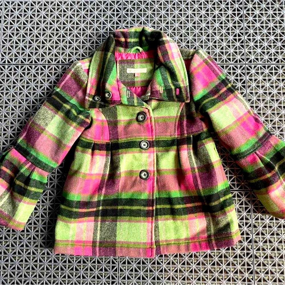 Wool blend coat John Lewis girls size 5 years